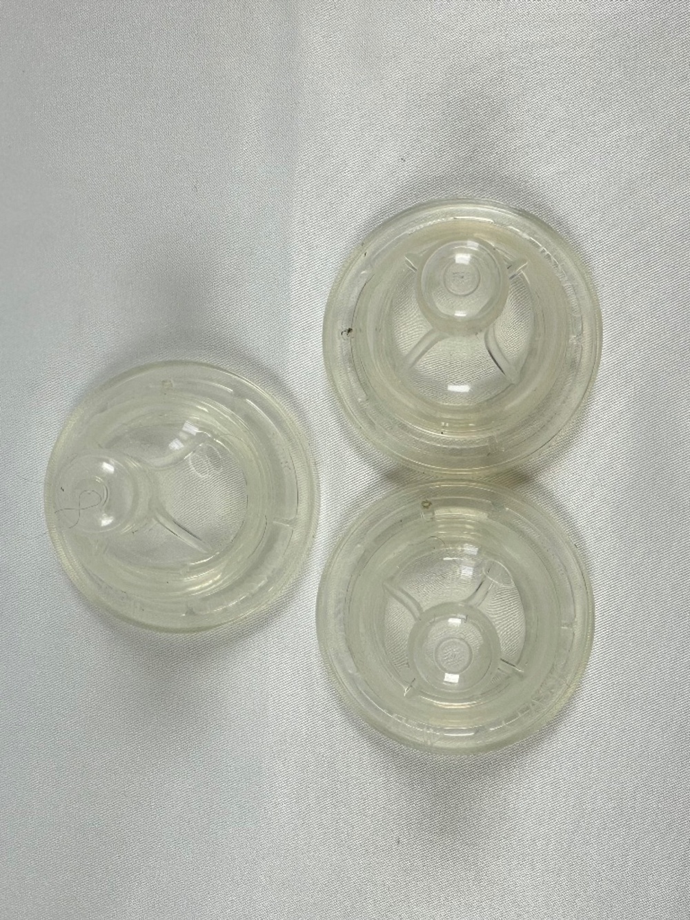 Avent Clear Classic Plus - Silicone Nipples - Lot of 3